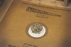 The Pro-Slope from Noble Co. is a preformed composite made from expanded polystyrene that comes in 40-by-40-inch and 60-by-60-inch sizes and a 40-by-80-inch tub replacement size The Pro-Slope from Noble Co. is a preformed composite made from expanded polystyrene that comes in 40-by-40-inch and 60-by-60-inch sizes and a 40-by-80-inch tub replacement size