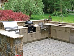 With frameless European styling and stainless steel construction, Danver’s indoor/outdoor kitchen cabinets are both good-looking and easy to maintain With frameless European styling and stainless steel construction, Danver’s indoor/outdoor kitchen cabinets are both good-looking and easy to maintain