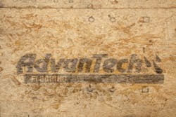 The strong, stiff AdvanTech subfloor panels from Huber Engineered Woods are made of high-density engineered wood, with moisture-resistant resins embedded throughout The strong, stiff AdvanTech subfloor panels from Huber Engineered Woods are made of high-density engineered wood, with moisture-resistant resins embedded throughout