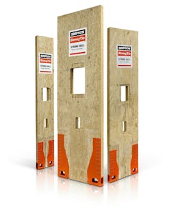 Strong-Wall SB is a prefabricated wood shearwall designed to provide greater lateral-force resistance performance compared with conventional wood shearwalls, according to Simpson Strong-Tie Strong-Wall SB is a prefabricated wood shearwall designed to provide greater lateral-force resistance performance compared with conventional wood shearwalls, according to Simpson Strong-Tie