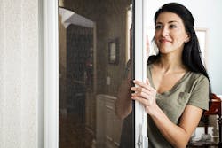 ODL’s Brisa Retractable Screen Door features the EZ-Glide Control System ODL’s Brisa Retractable Screen Door features the EZ-Glide Control System