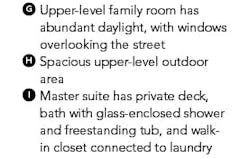 House Review-KGA Studio Architects-Luxury infill-main level and upper level plan key G-I House Review-KGA Studio Architects-Luxury infill-main level and upper level plan key G-I