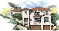 House Review-Luxury homes-EDI International_Silver Lane-front elevation rendering House Review-Luxury homes-EDI International_Silver Lane-front elevation rendering