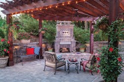 ready-to-assemble fireplace-General Shale ready-to-assemble fireplace-General Shale