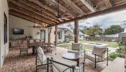 Laughlin Homes + Restoration-covered back porch-Texas Laughlin Homes + Restoration-covered back porch-Texas