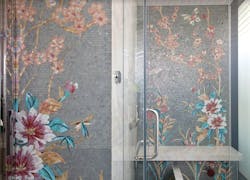 Sicis mosaic in a New York bathroom designed by Peter Tow Sicis mosaic in a New York bathroom designed by Peter Tow