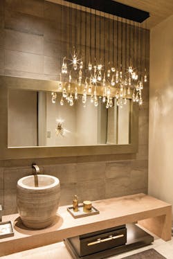 Powder room designed by Robert Singer and Associates Powder room designed by Robert Singer and Associates