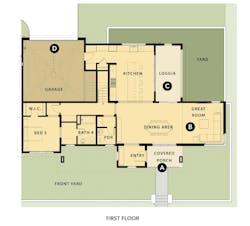 Robert Hidey Tustin Legacy plan 3X floor plan first floor Robert Hidey Tustin Legacy plan 3X floor plan first floor