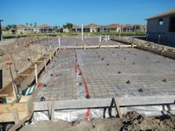 example of underslab vapor barrier correctly installed example of underslab vapor barrier correctly installed