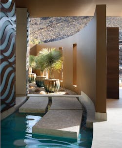 The New American Home 2020 water feature The New American Home 2020 water feature