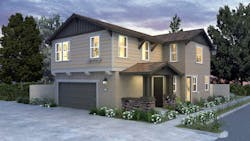 street elevation for infill housing design Six-Pack Cluster street elevation for infill housing design Six-Pack Cluster