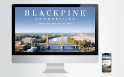 Blackpine Communities computer screen cell phone river scene Blackpine Communities computer screen cell phone river scene