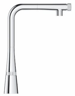 Grohe's Ladylux L2 kitchen faucet is sleek and minimalist with no levers or handles Grohe's Ladylux L2 kitchen faucet is sleek and minimalist with no levers or handles