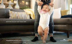 Howard Hughes' Summerlin marketing appeals to human values showing baby taking first steps Howard Hughes' Summerlin marketing appeals to human values showing baby taking first steps
