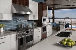 The New American Home kitchen with wet bar and adjoining dining area The New American Home kitchen with wet bar and adjoining dining area