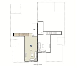 second floor plan for the Wellington Duplex multigenerational home design by GMD Design Group second floor plan for the Wellington Duplex multigenerational home design by GMD Design Group