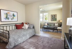 interior living room in Plan 1 multigenerational home design by Dahlin Group Architecture Planning interior living room in Plan 1 multigenerational home design by Dahlin Group Architecture Planning