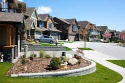 Home in suburbs Home in suburbs