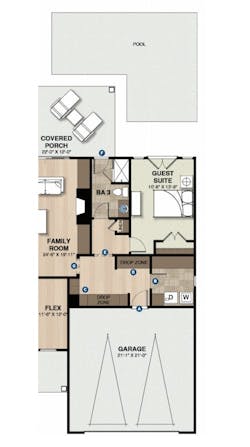 GMD Design's floor plan for The Van Owen GMD Design's floor plan for The Van Owen