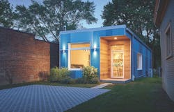 exterior of the Module in-law home design using Passive House principles exterior of the Module in-law home design using Passive House principles