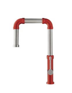 Isenberg faucet in deep red Isenberg faucet in deep red