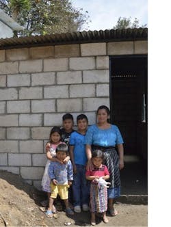 The Hernandez family in Guatamala and their new home built by The 141 Project The Hernandez family in Guatamala and their new home built by The 141 Project