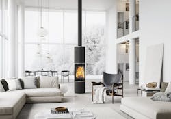 high-efficiency wood-burning Pilar fireplace from Rais high-efficiency wood-burning Pilar fireplace from Rais
