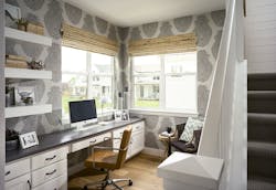 pocket office at home for work during the pandemic designed by Osmosis Architecture pocket office at home for work during the pandemic designed by Osmosis Architecture