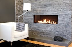 Modore 140 direct-vent gas fireplace from Element4 Modore 140 direct-vent gas fireplace from Element4