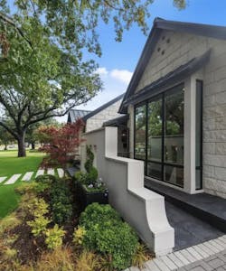 Exterior view of the LEED Platinum Greenlab show house in Dallas Exterior view of the LEED Platinum Greenlab show house in Dallas