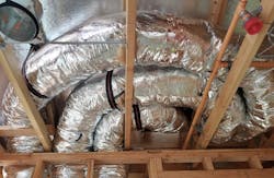 pinched dsucts in home HVAC are a common problem when HVAC subcontractors aren't involved in planning pinched dsucts in home HVAC are a common problem when HVAC subcontractors aren't involved in planning