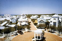 street in Seaside, Florida, community designed using principles of New Urbanism street in Seaside, Florida, community designed using principles of New Urbanism