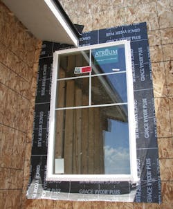 this incorrect window flashing and roof edge termination detail that will result in leaks this incorrect window flashing and roof edge termination detail that will result in leaks