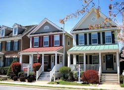 homes in the development of Kentlands, in Gaithersburg, Md., are located close to one another to encourage neighborly interaction homes in the development of Kentlands, in Gaithersburg, Md., are located close to one another to encourage neighborly interaction
