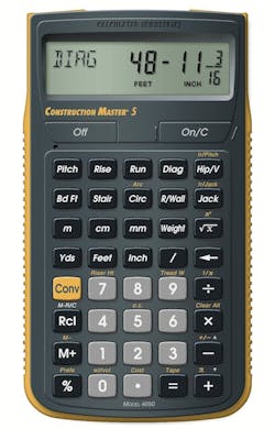 Calculated Industries Construction Master 5 calculator Calculated Industries Construction Master 5 calculator