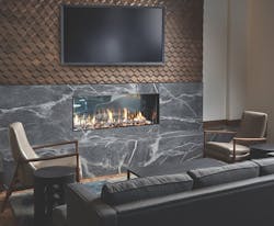Travis Industries DaVinci Collection linear fireplace Travis Industries DaVinci Collection linear fireplace