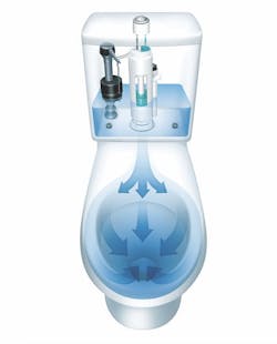 Kohler glazed toilet trapway Kohler glazed toilet trapway