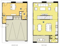 Kevin L. Crook Architect Live Work single-family dwelling floor plans Kevin L. Crook Architect Live Work single-family dwelling floor plans