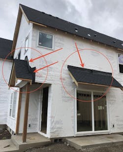 roof detail potential water intrusion areas roof detail potential water intrusion areas