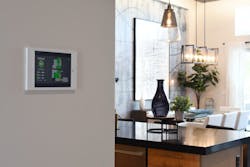 Touchscreen home automation wall mounted control Touchscreen home automation wall mounted control