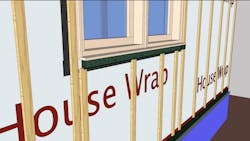 Rainscreen housewrap Rainscreen housewrap