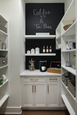 The Mokra Model home's coffee bar The Mokra Model home's coffee bar