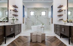 Bathroom At The Carleton, Fort Myers, Fla Bathroom At The Carleton, Fort Myers, Fla