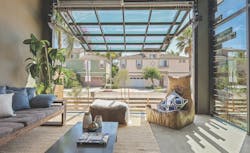 Schweiss one-piece hydraulic overhead door Schweiss one-piece hydraulic overhead door