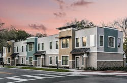 Parramore Oaks multifamily homes exterior corner, Orlando Parramore Oaks multifamily homes exterior corner, Orlando