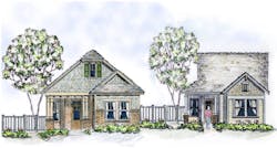 Elevations for The Cottages at Santa Fe designed by Larry Garnett Elevations for The Cottages at Santa Fe designed by Larry Garnett