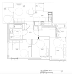 Carson Arts Colony unit floor plan, a 2020 BALA winner Carson Arts Colony unit floor plan, a 2020 BALA winner