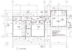 Floor plan for the Silverado guesthouse, a 2020 BALA winner Floor plan for the Silverado guesthouse, a 2020 BALA winner