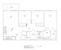 Floor plan for the Carson Aerts Colony, a 2020 BALA winner Floor plan for the Carson Aerts Colony, a 2020 BALA winner