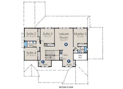 Traditional Family Living house plan designed by Donald F. Evans Traditional Family Living house plan designed by Donald F. Evans